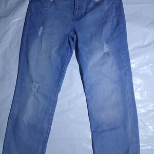 Old Navy Light Wash Straight‑Leg Jeans